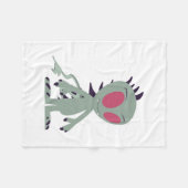 Niedliches Chupacabra Fleecedecke (Vorderseite (Horizontal))