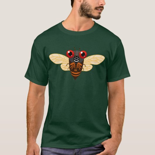 Niedliches Cicada-Hemd T-Shirt (Vorderseite)