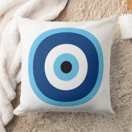 Niedliches Circle Blue und Lila Muster Kissen