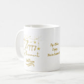 Niedliches Classic Gold Script Funny Retirement-Ge Kaffeetasse (Vorderseite Links)