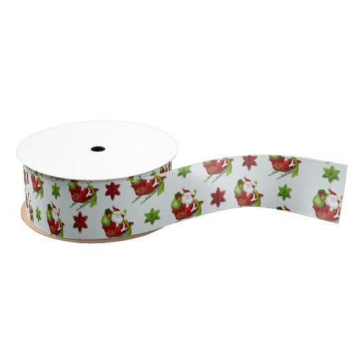 Niedliches Classic Santa Whimsey - HOLIDAY GIFT DE Ripsband (Spule)