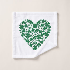 Niedliches Clover Kleeblatt Herts St. Patrick's Da Waschlappen