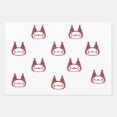 Niedliches Clown Cat Geschenkpapier Set (Vorderseite 3)