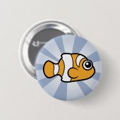 Niedliches Clownfish Button (Vorne & Hinten)