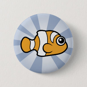 Niedliches Clownfish Button