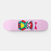 Niedliches Clownrosa Skateboard (Horizontal)