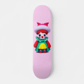 Niedliches Clownrosa Skateboard (Vorne)