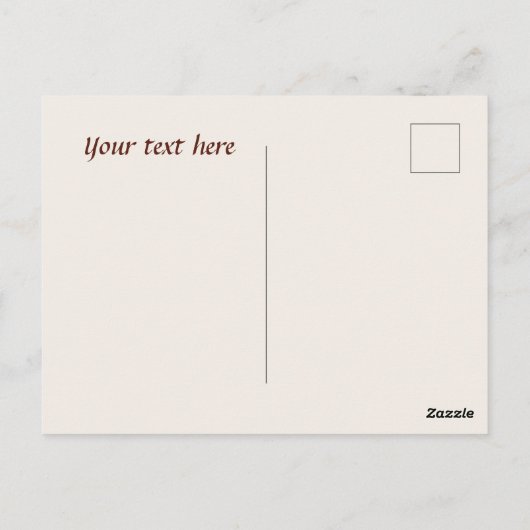 Niedliches Coffee Shop Vielen Dank oder Verkäufer Postkarte (Rückseite)