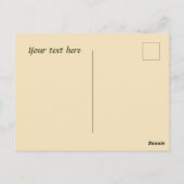 Niedliches Coffee Shop Vielen Dank oder Verkäufer Postkarte (Rückseite)