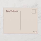 Niedliches Coffee Shop Vielen Dank oder Verkäufer Postkarte (Rückseite)