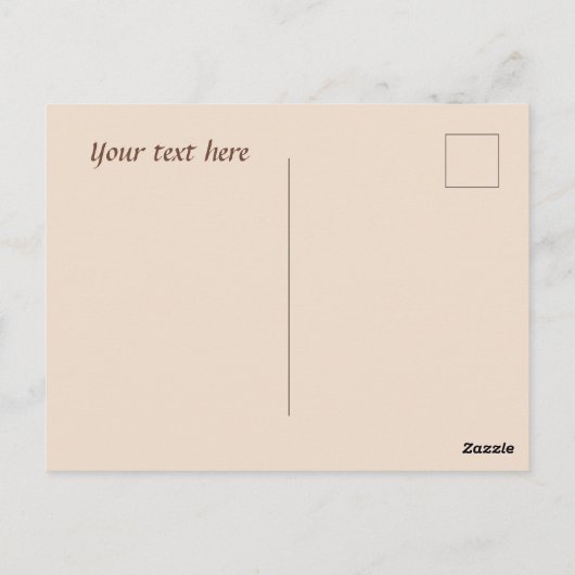 Niedliches Coffee Shop Vielen Dank oder Verkäufer Postkarte (Rückseite)