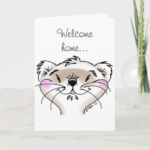 Niedliches Comic Feiertagskarte