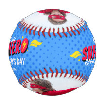 Niedliches Comic Superhero Fathers Day Baseball