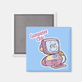 Niedliches Computerdesign Magnet (Vorderseite/Rückseite)