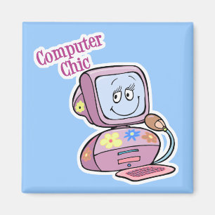 Niedliches Computerdesign Magnet