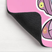 Niedliches Computerdesign Mousepad (Ecke)