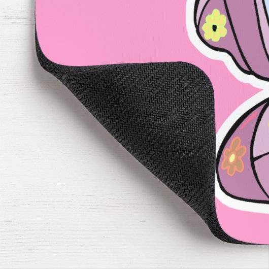 Niedliches Computerdesign Mousepad (Ecke)