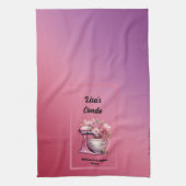 Niedliches Condo Willkommen im Bäcker's Palace Ros Geschirrtuch (Vertikal)