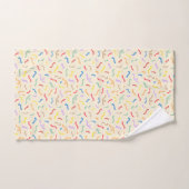 Niedliches Confetti-Muster Badhandtuch Set (Handtuch)