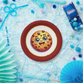 Niedliches Cookie liebt Party Pappteller (Party)