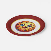 Niedliches Cookie liebt Party Pappteller (Schrägansicht)