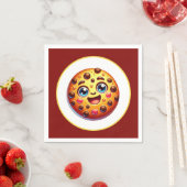 Niedliches Cookie liebt Party Serviette (Beispiel)