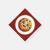 Niedliches Cookie liebt Party Serviette (Ecke)