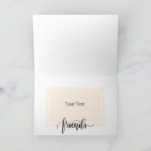 Niedliches Cookie und beste Milchkaii-Freundin Dankeskarte (Innenseite)