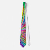 Niedliches Cooles Abstraktes Muster "Rainbow Swirl Krawatte (Vorderseite)
