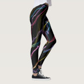 Niedliches cooles buntes Yoga Leggings (Rechts)