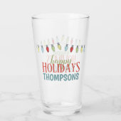 Niedliches Cooles Weihnachtsgeschenk Glas (Rückseite)