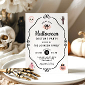 Niedliches Coquette Halloween Party Einladung