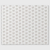 Niedliches Coquette-Muster Geschenkpapier (Flach)