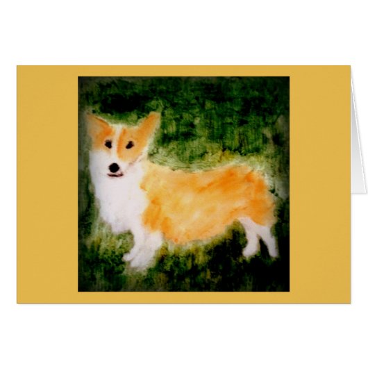 Niedliches Corgi (Vorderseite (Horizontal))