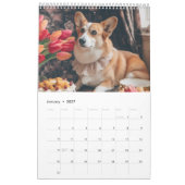 Niedliches Corgi. 2024 Kalender (Jan 2027)