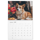 Niedliches Corgi. 2024 Kalender (Jan 2027)