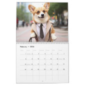 Niedliches Corgi. 2024 Kalender (Feb 2026)