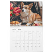 Niedliches Corgi. 2024 Kalender (Jan 2026)