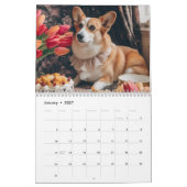 Niedliches Corgi. 2024 Kalender (Jan 2027)