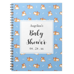 Niedliches Corgi Baby Shooting Gift List Notebook Notizblock