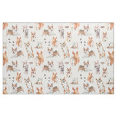 Niedliches Corgi-Dog-Muster Stoff (Fat Quarter (45,7 x 55,9 cm))