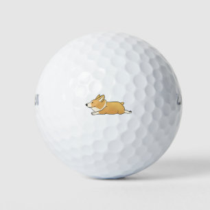 Niedliches Corgi Golfball