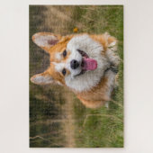 Niedliches Corgi-Hund-Foto Puzzle (Vertikal)