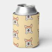 Niedliches Corgi Muster - Dog Lover Drink Cooler D Dosenkühler (Kanne Vorderseite)