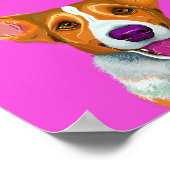 Niedliches Corgi-Poster, mein Zimmer, Studentenpos Poster (Ecke)