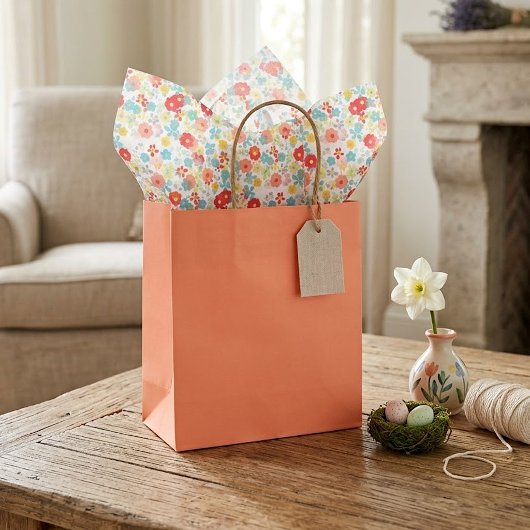 Niedliches Cornflora Rosa Aqua Seidenpapier