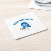 Niedliches Corpse Bride Halloween-Party Rechteckiger Pappuntersetzer (angewinkelt)