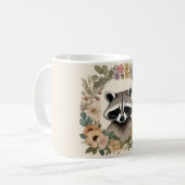 Niedliches Cottage-Raccoon Kaffeetasse (Vorderseite Links)