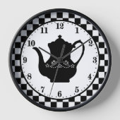 niedliches Country-Café Wort "Kunst" Uhr (Vorderseite)