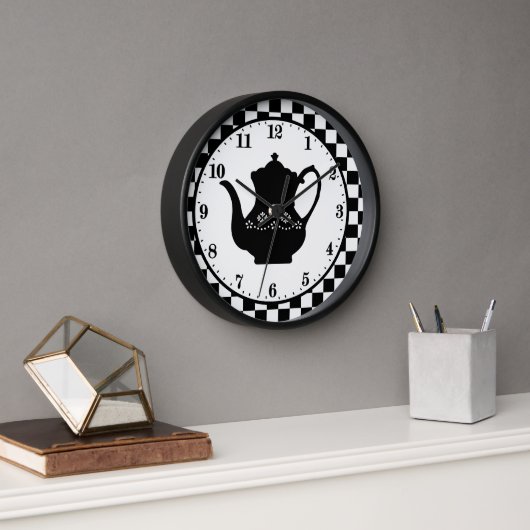 niedliches Country-Café Wort "Kunst" Uhr (Büro)